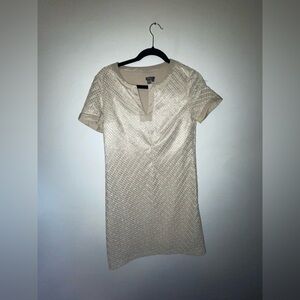 Vintage Muse Cream Mini Dress